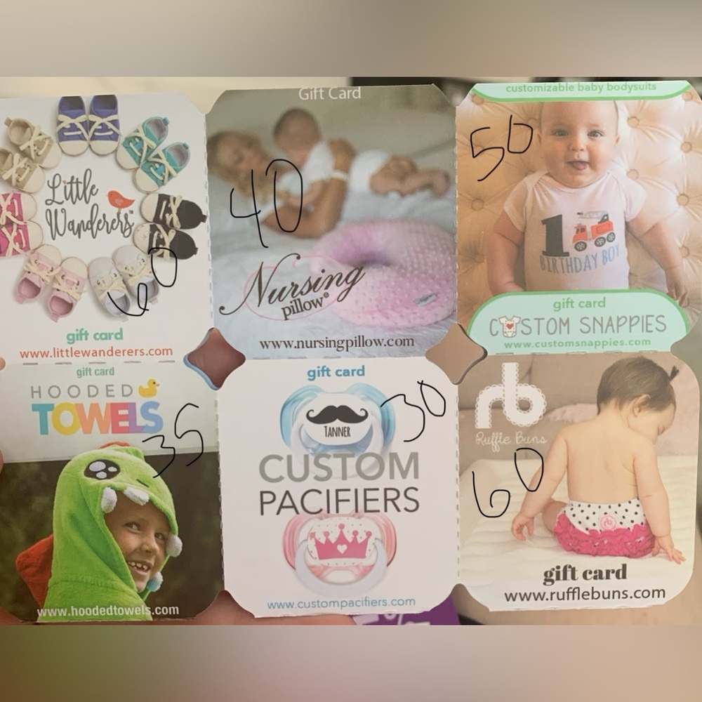 Assorted Baby Gift Cards - Picture 2 of 2